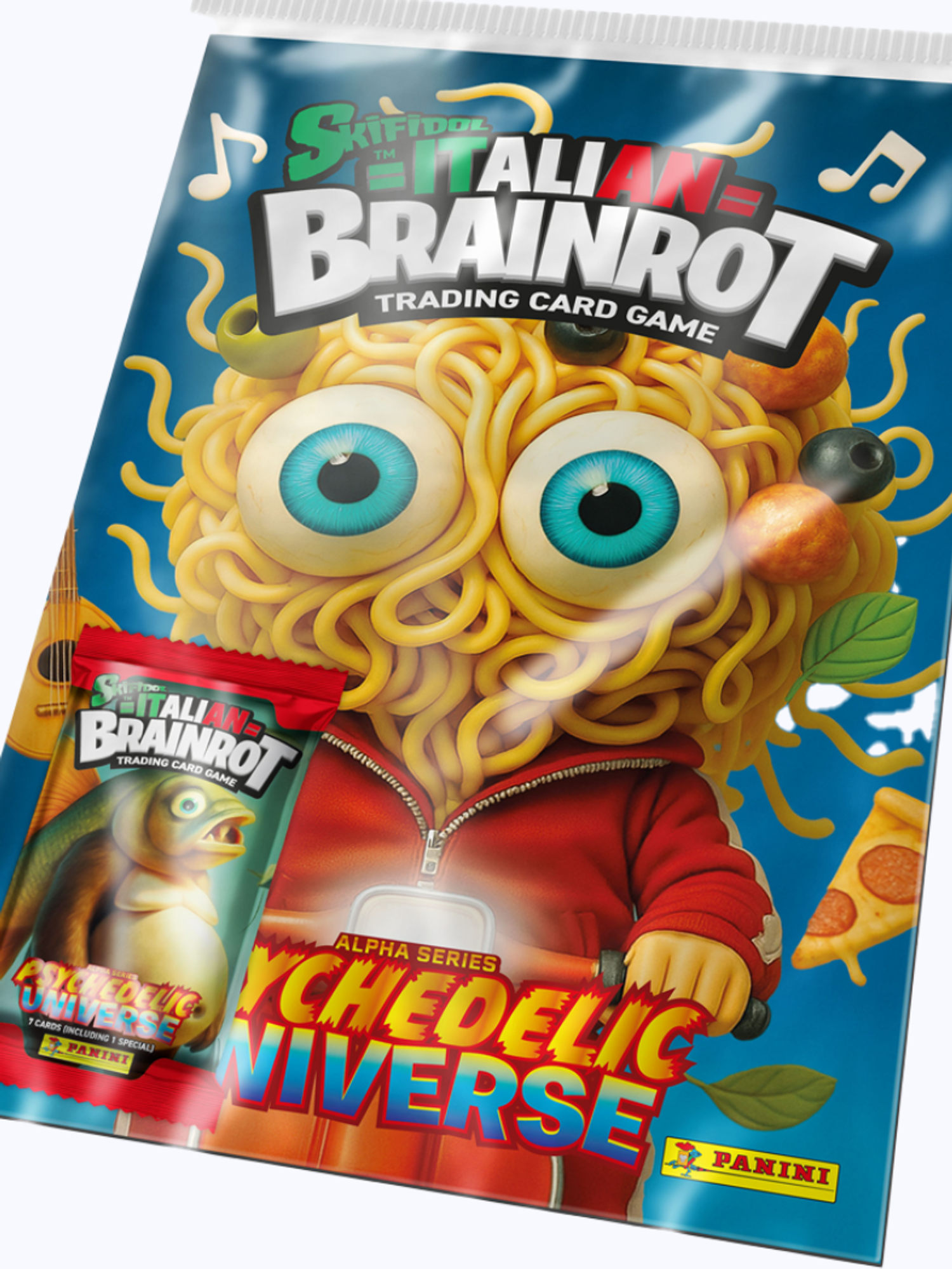 A product image of Skifidor Italian Brainrot card pack