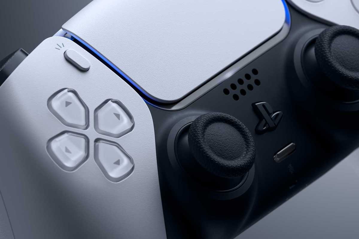 A product image of the PlayStation DualSense controller