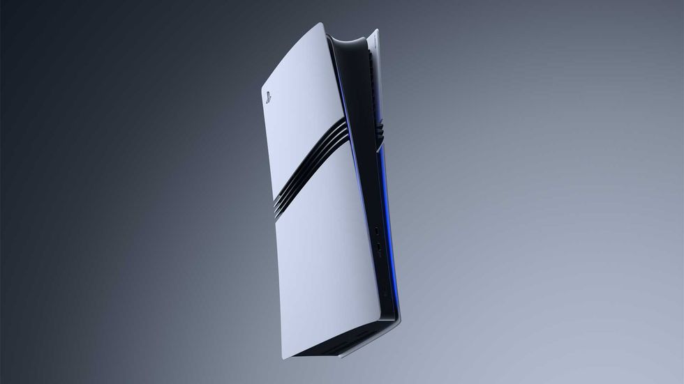 A product image of the PS5 Pro console