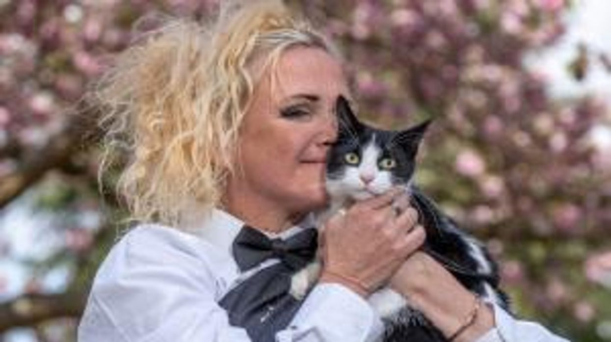 A woman has married her cat to stop landlord from forcing her to give up the pet