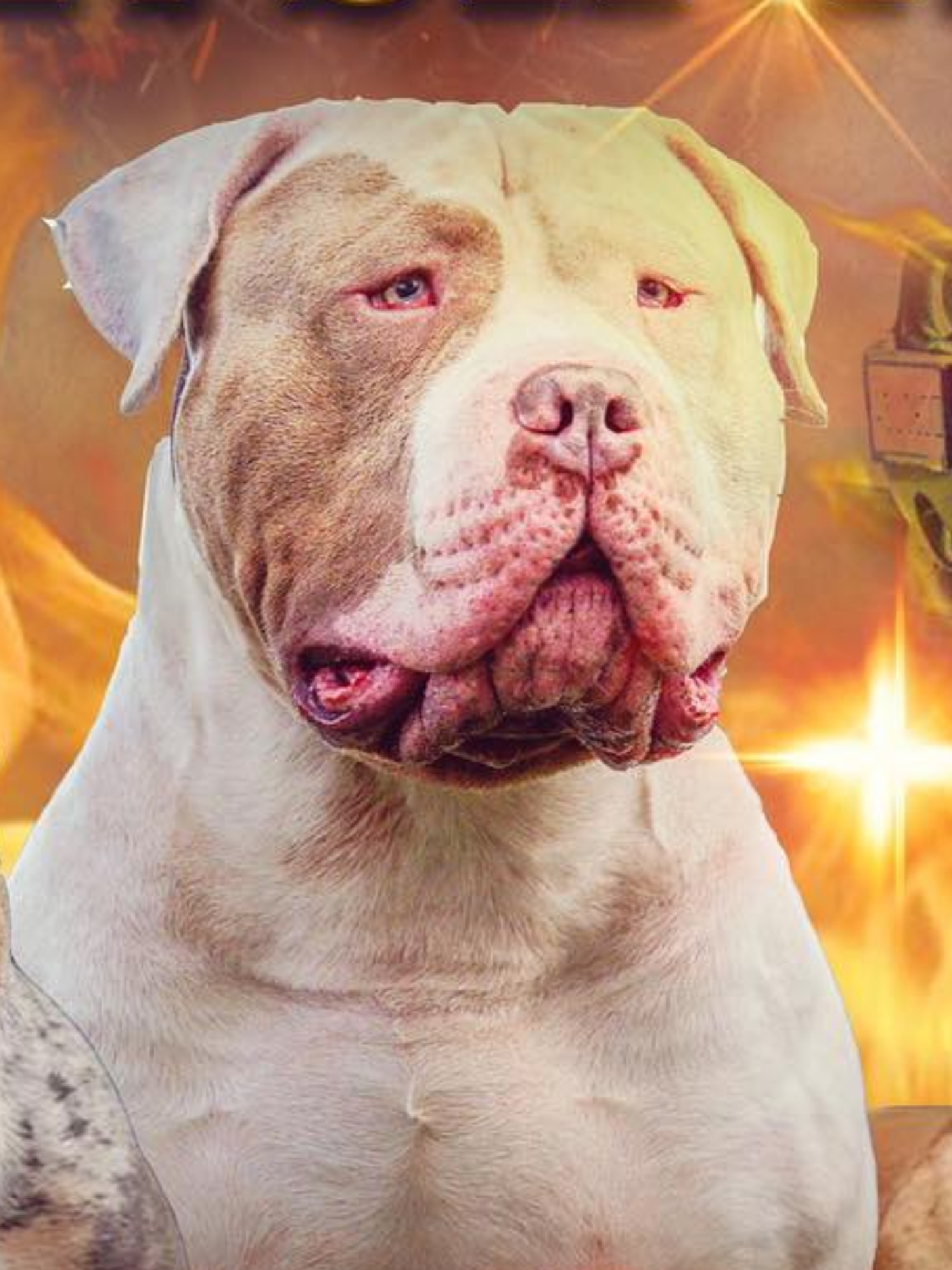Posters starring XL Bully dogs just keep getting wilder
