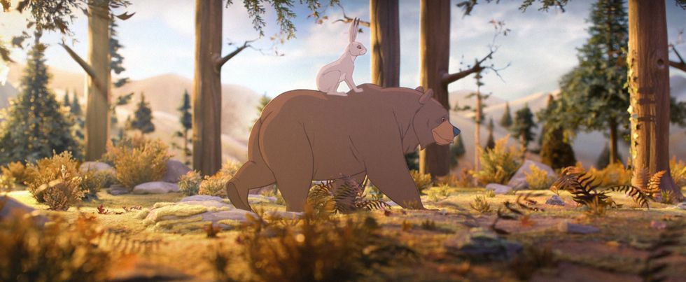 A scene from The Bear and the Hare (John Lewis/PA)
