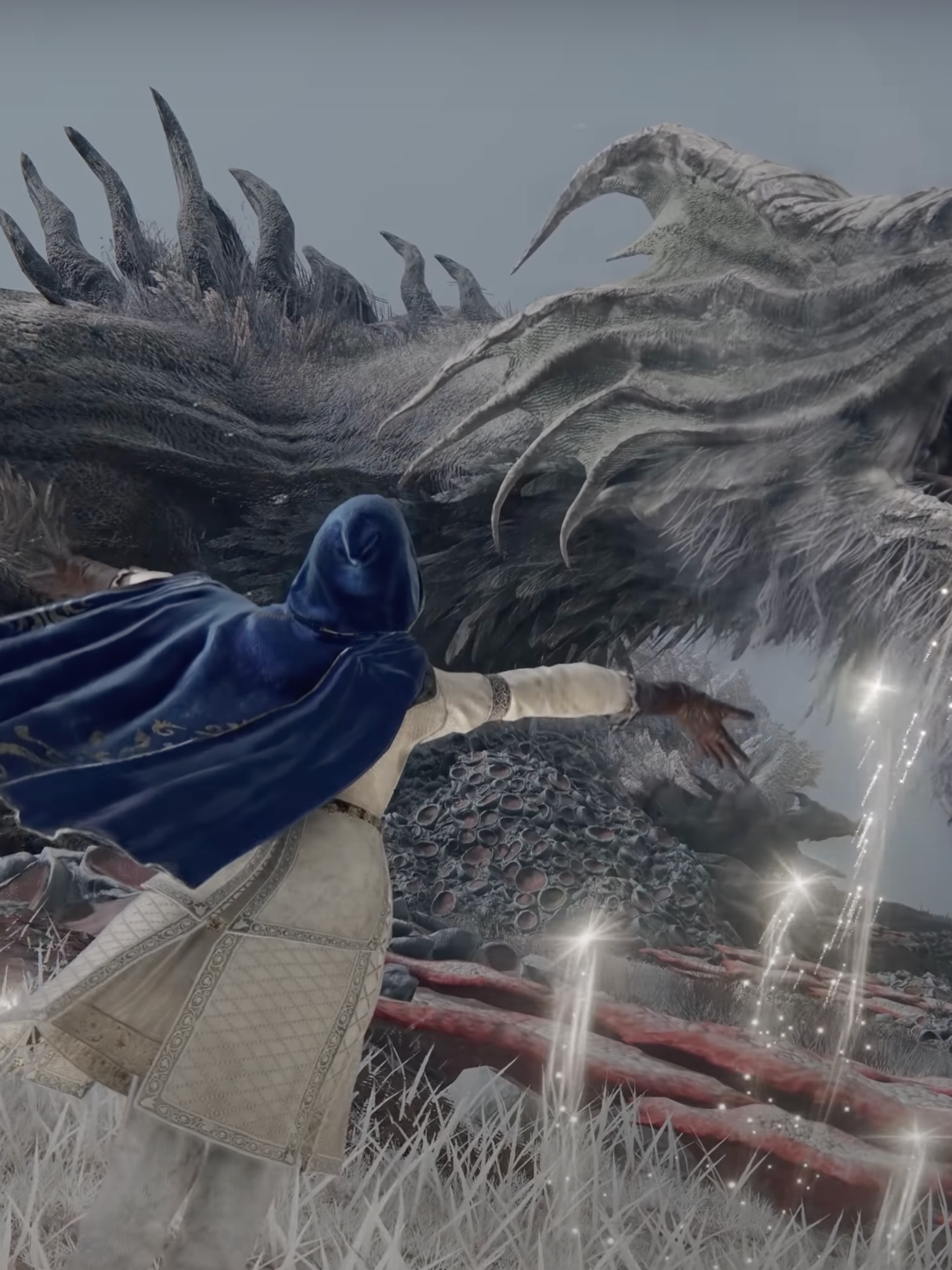 A screenhsot from an Elden Ring launch trailer