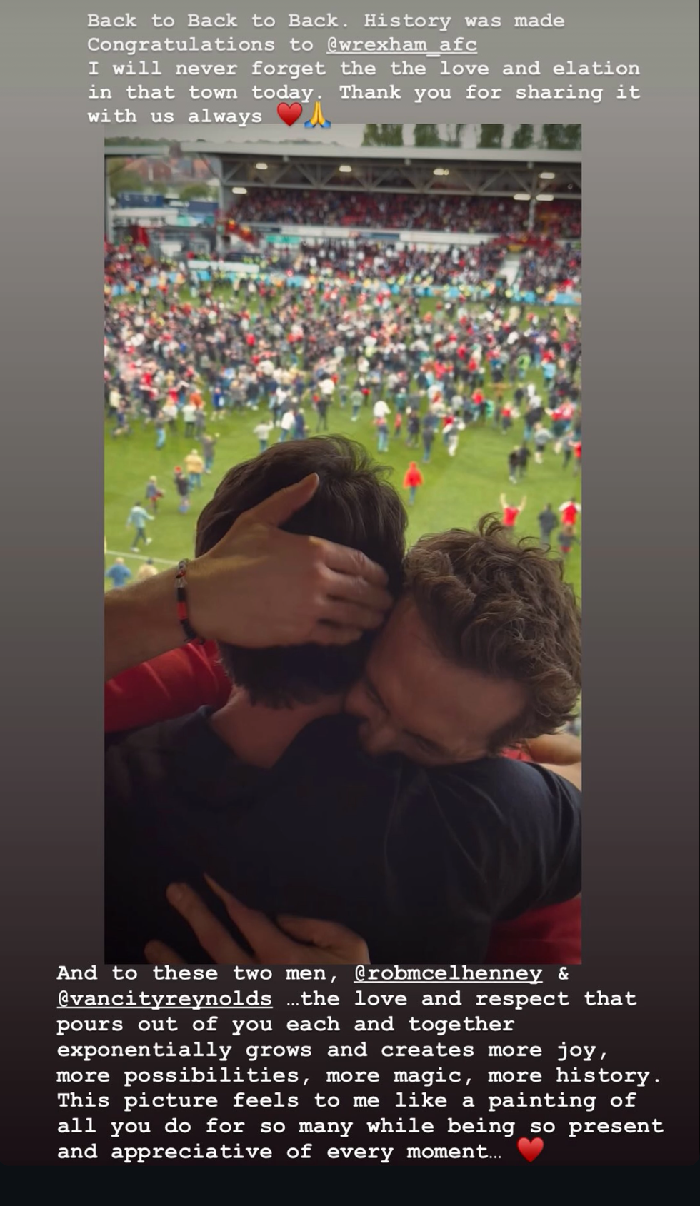 A screenhsot of Blake Lively's Instagra story