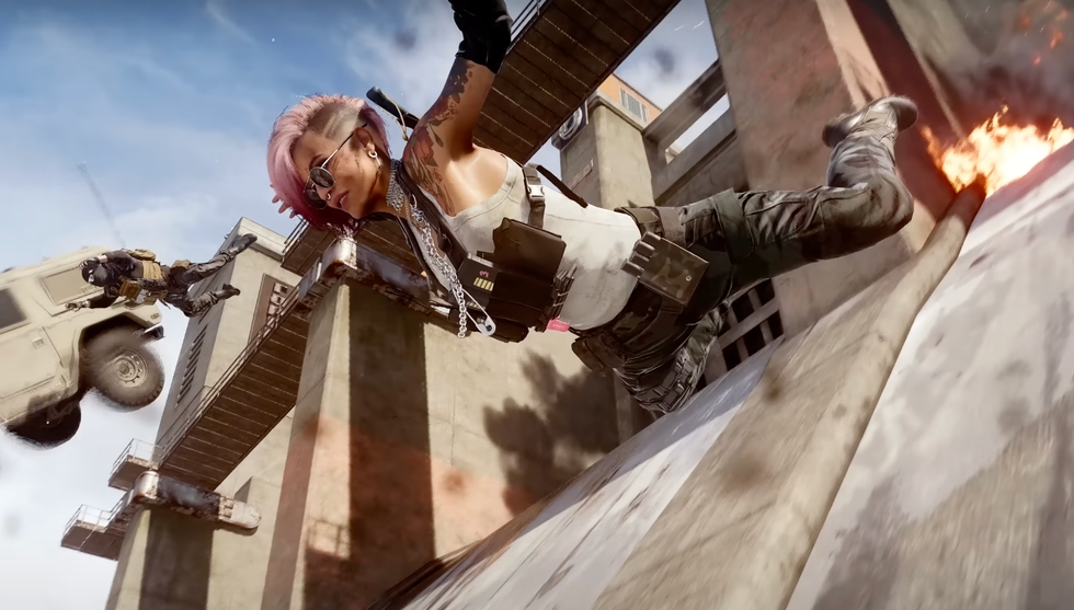 A screenshot from a Call of Duty Warzone Verdansk trailer