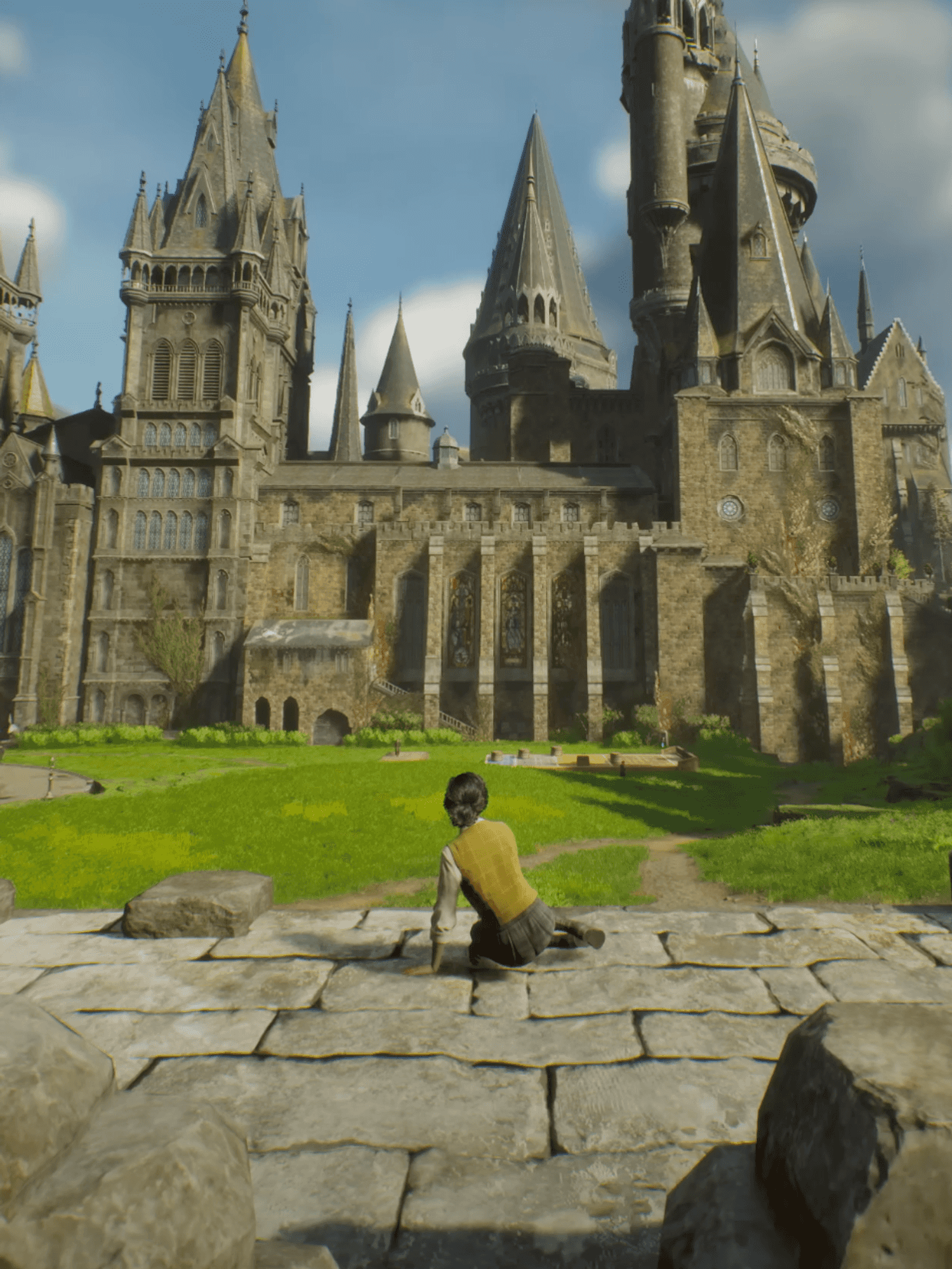A screenshot from a Hogwarts Legacy Summer update trailer