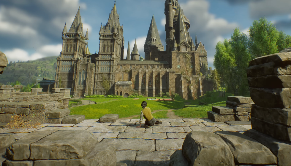 A screenshot from a Hogwarts Legacy Summer update trailer