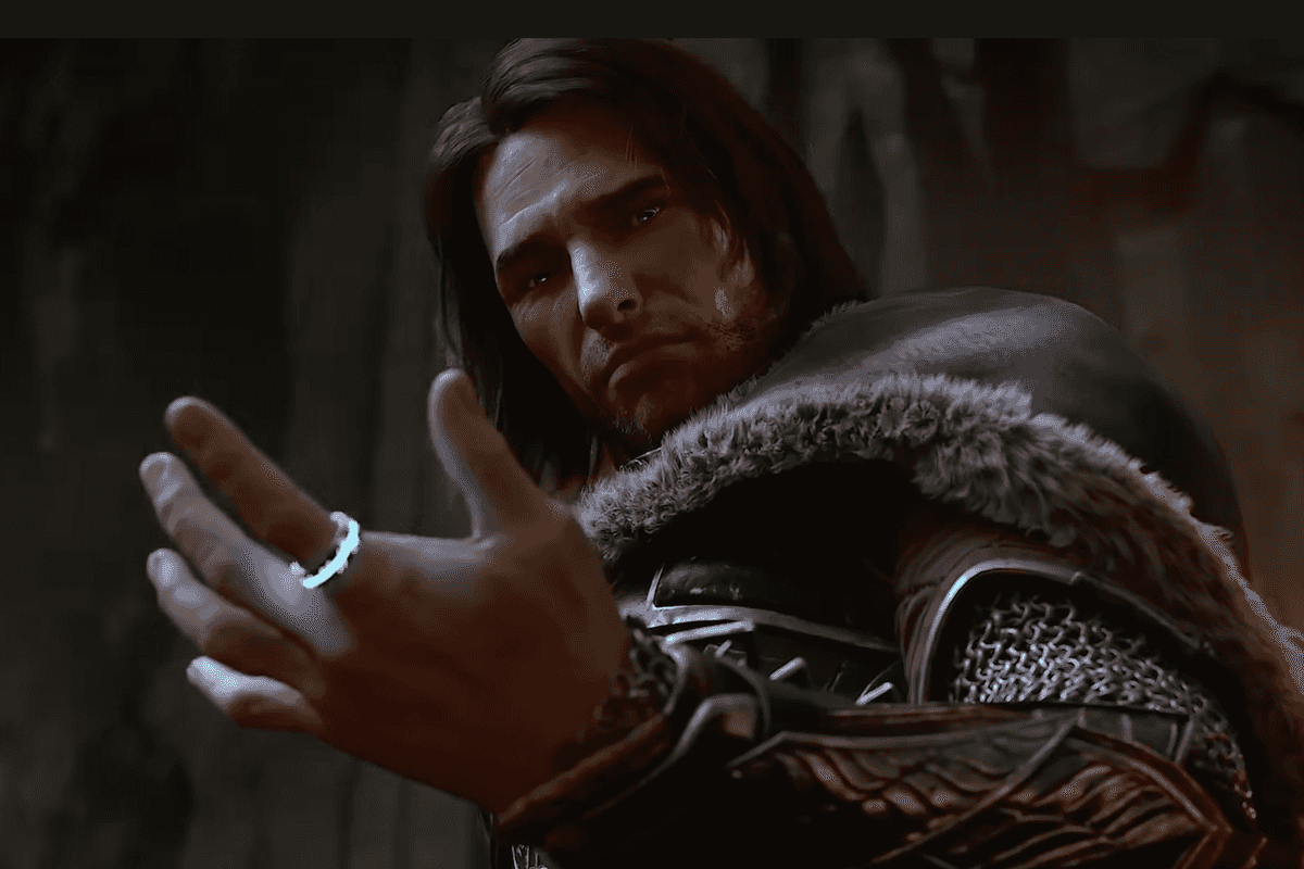 A screenshot from a trailer for Middle-Earth Shadow of War