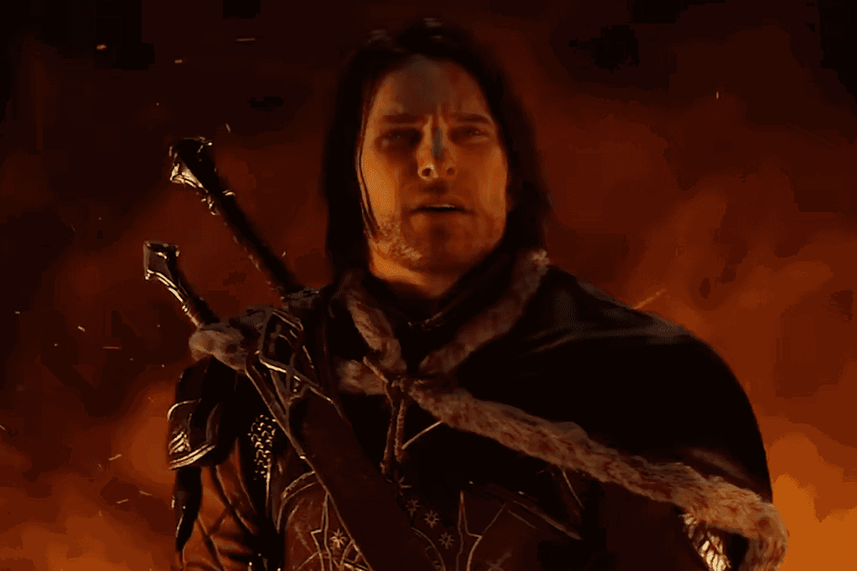 A screenshot from a trailer for Middle Earth Shadow of War