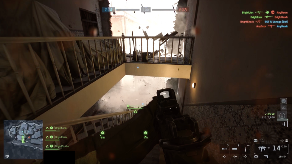 A screenshot from Battlefield 6 multiplayer