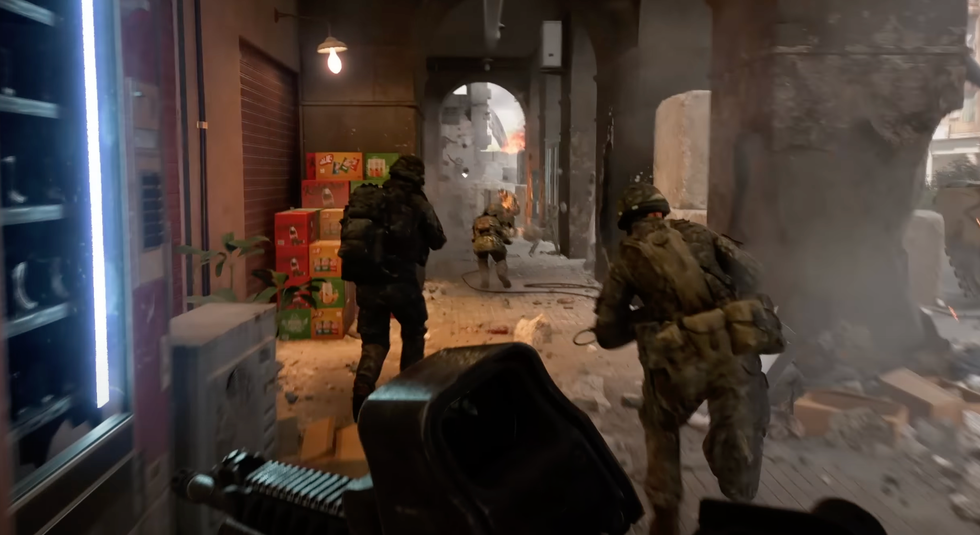 A screenshot from Battlefield Labs