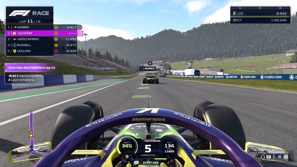 A screenshot from Chapter 2 of Braking Point 3