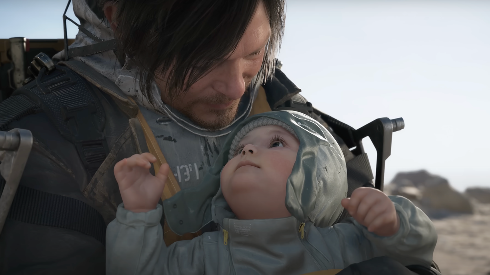 A screenshot from Death Stranding 2 trailer