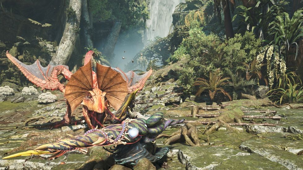 A screenshot from Monster Hunter Wilds
