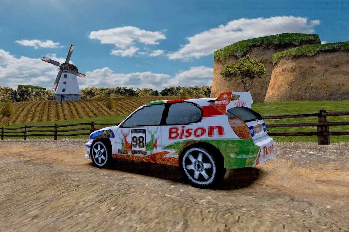 A screenshot from Old School Rally