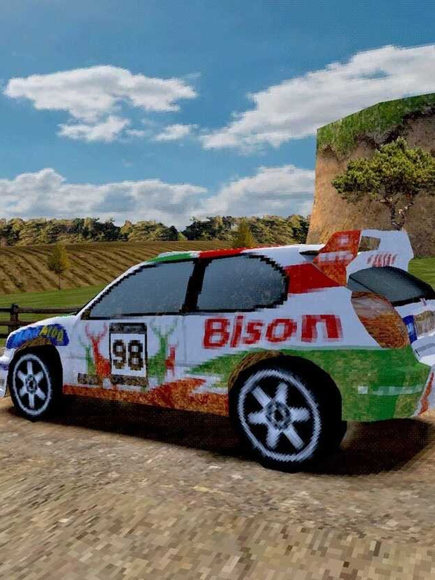 A screenshot from Old School Rally