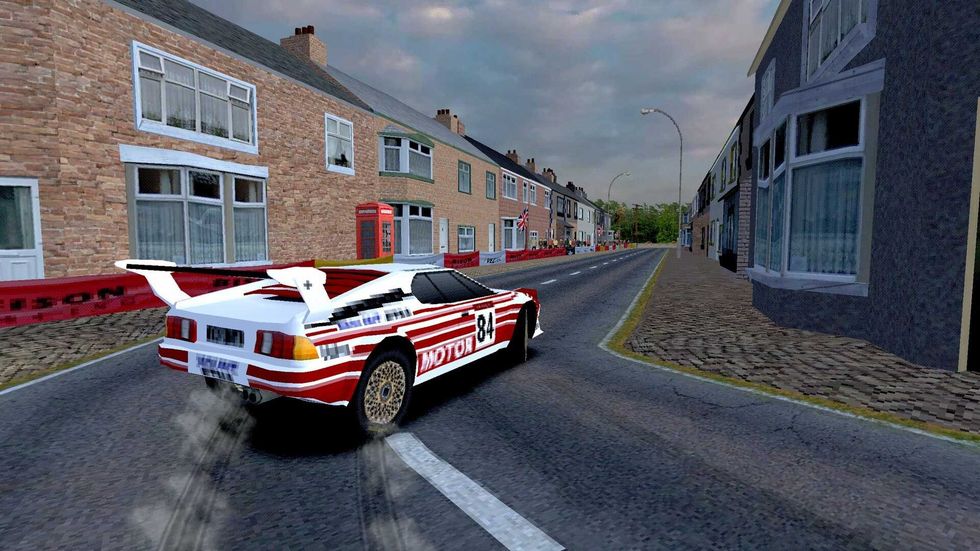 A screenshot from Old School Rally