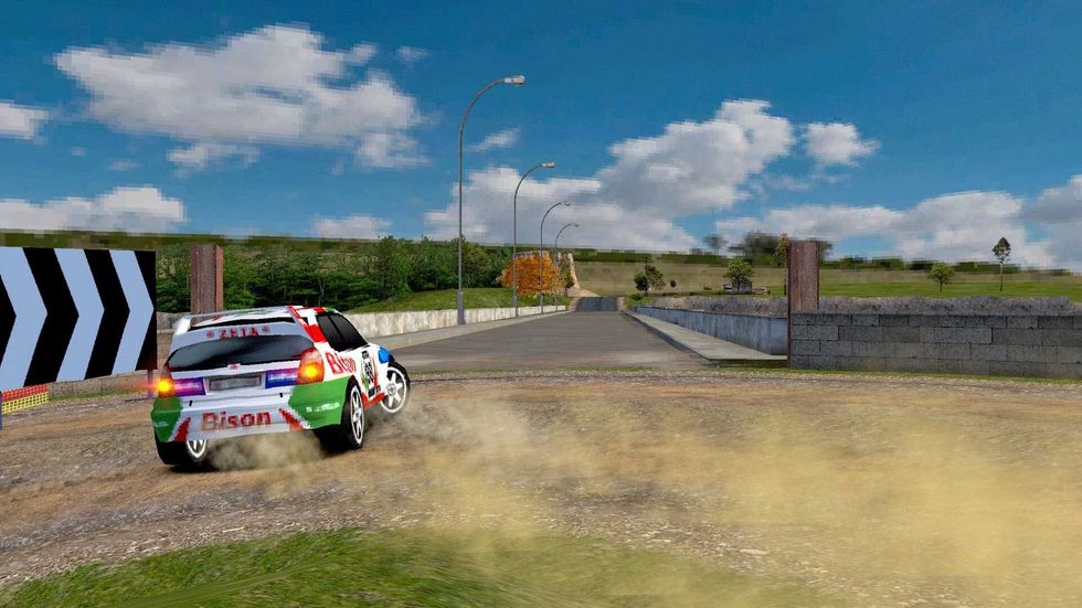 A screenshot from Old School Rally