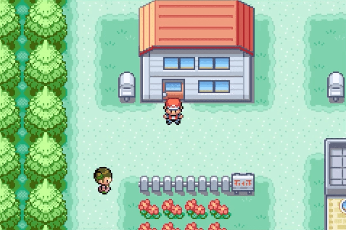 A screenshot from Pokemon FireRed and LeafGreen