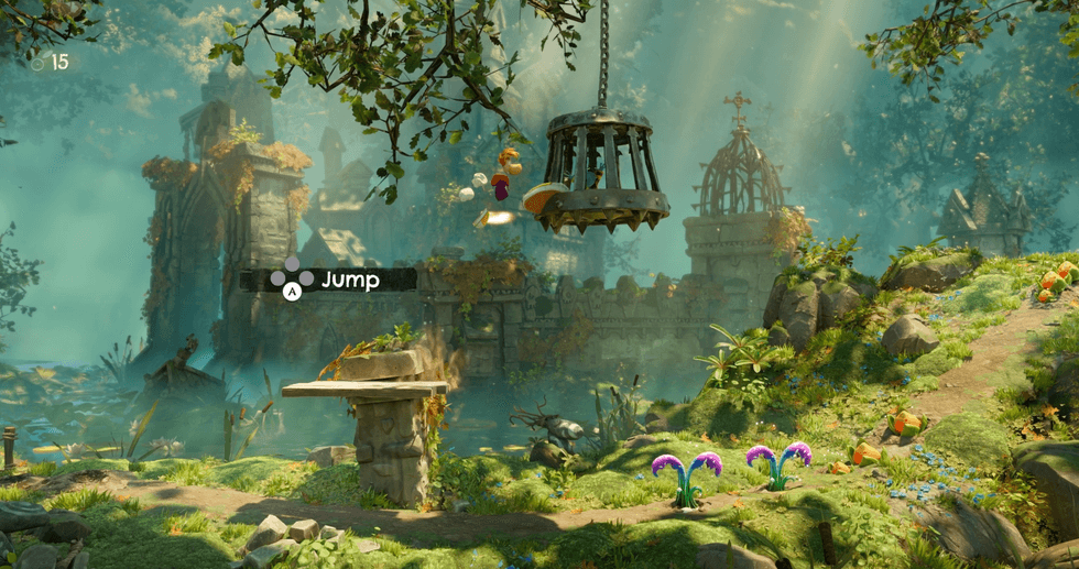 A screenshot from Rayman Legends Retold