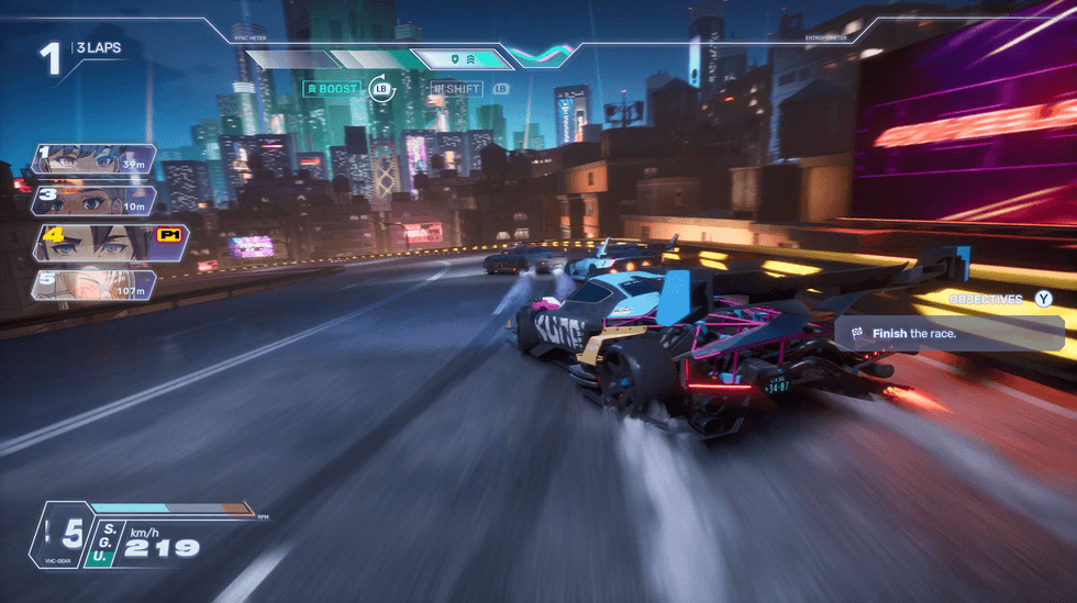 A screenshot from Screamer gameplay