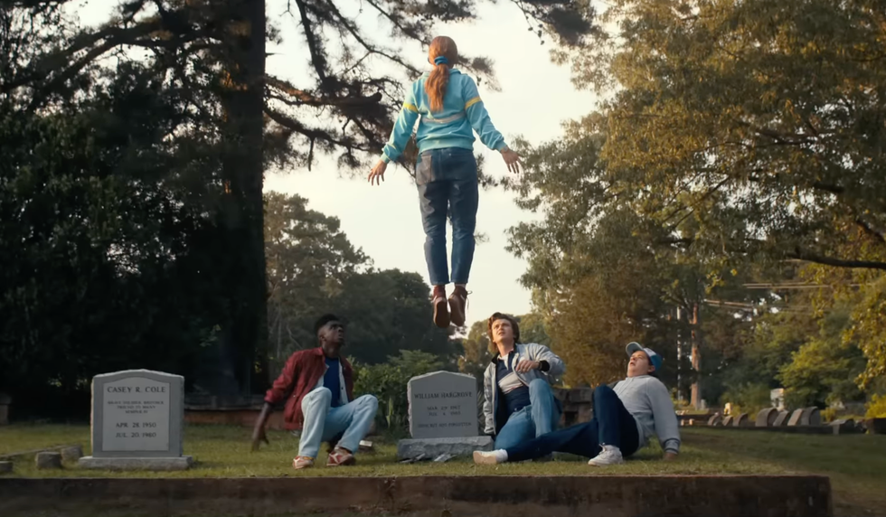 A screenshot from Stranger Things Season 4 trailer