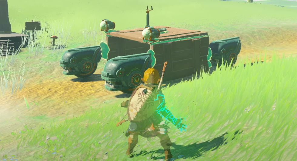 A screenshot from Tears of the Kingdom