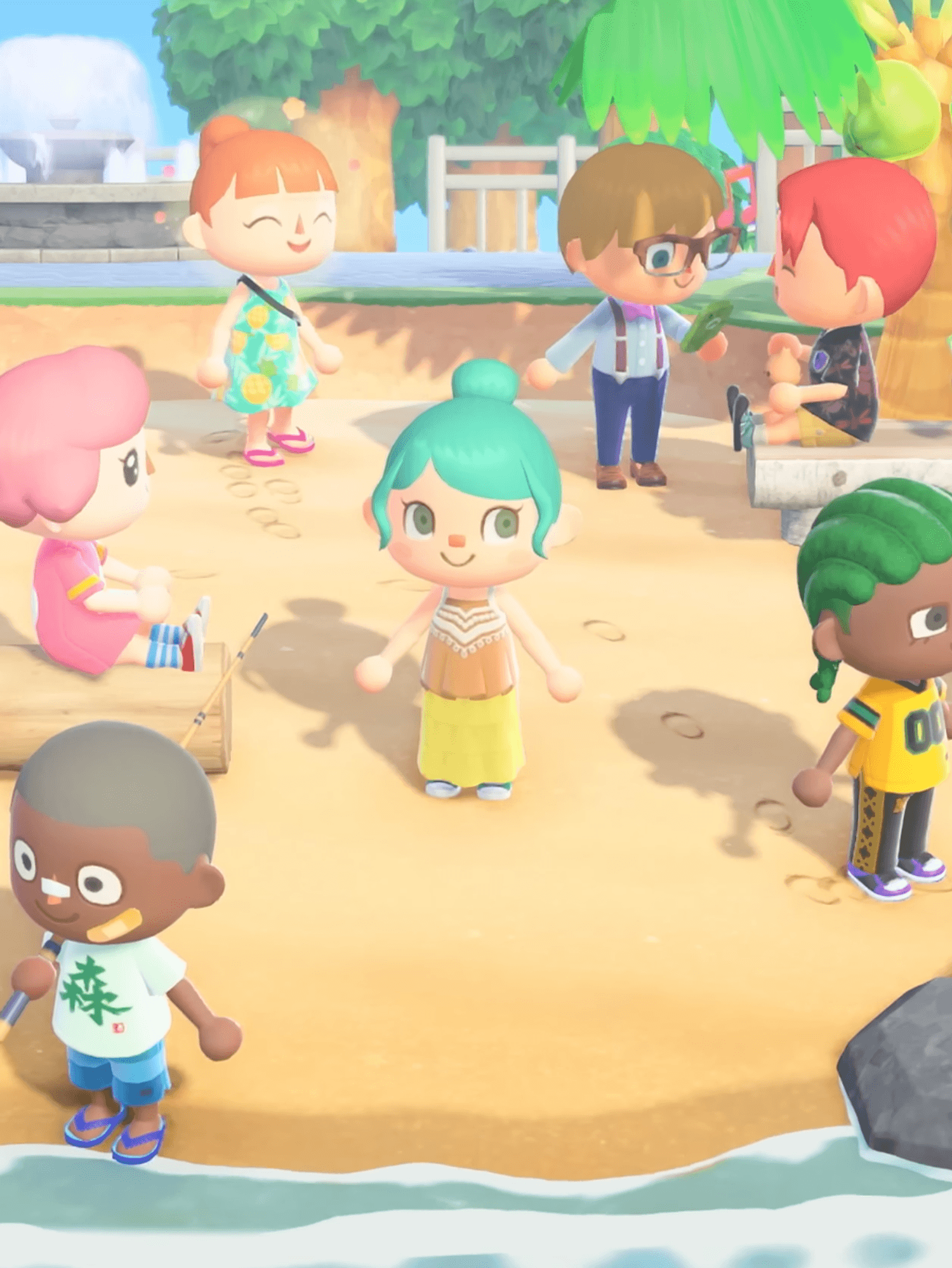 A screenshot from the Animal Crossing New Horizons Nintendo Switch 2 Edition trailer