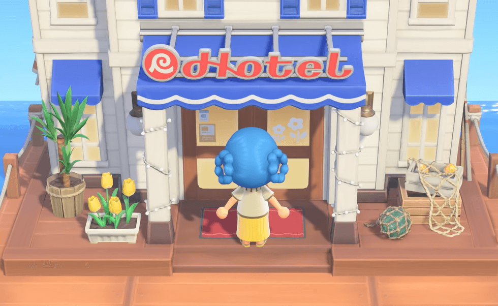 A screenshot from the Animal Crossing New Horizons Nintendo Switch 2 Edition trailer