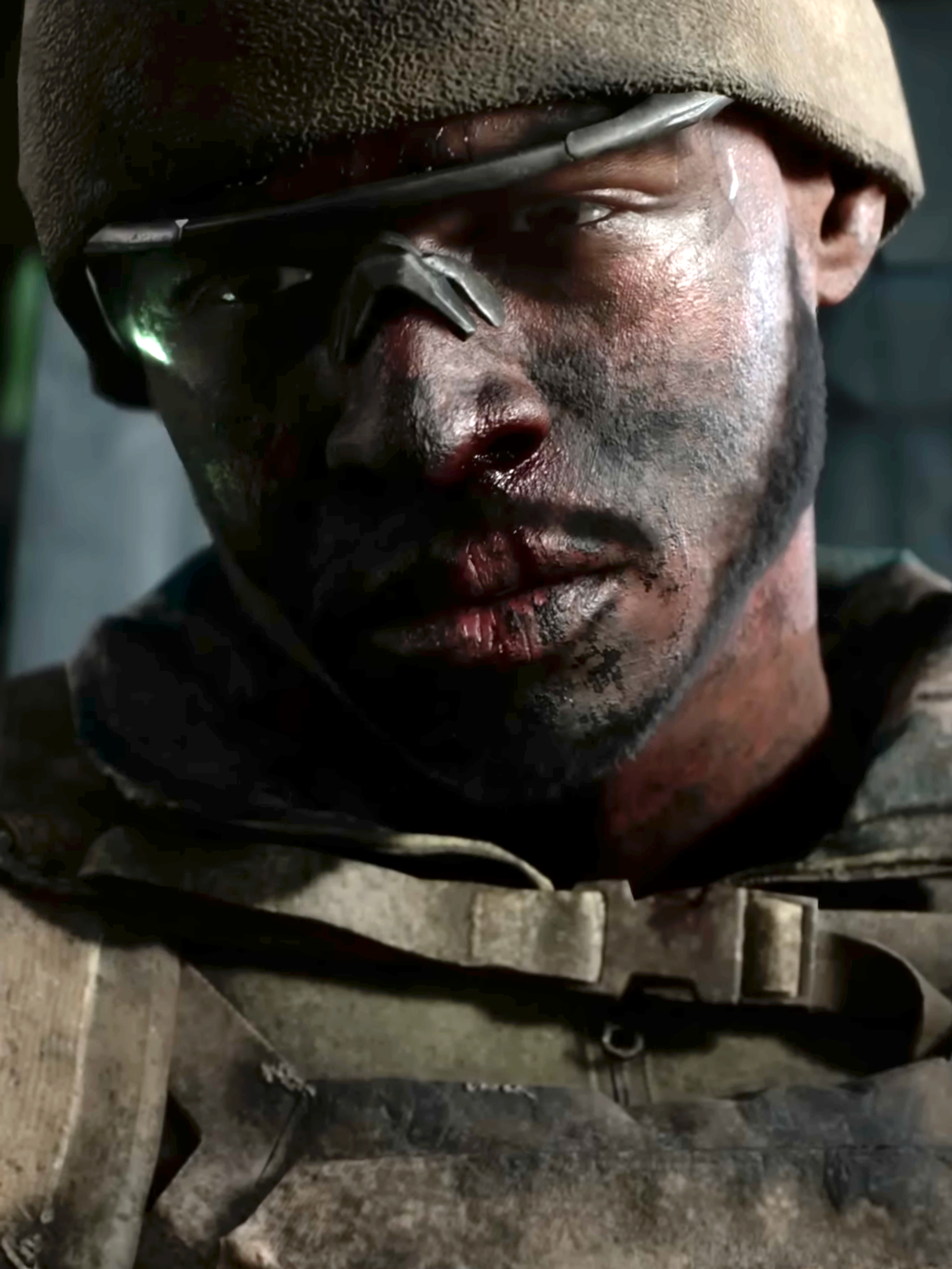 A screenshot from the Battlefield 6 campaign trailer