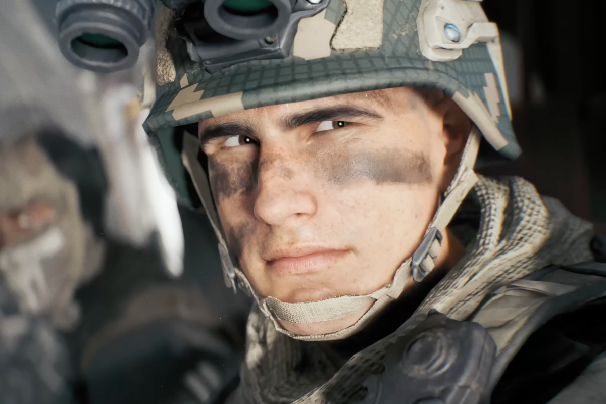 A screenshot from the Battlefield 6 REDSEC trailer