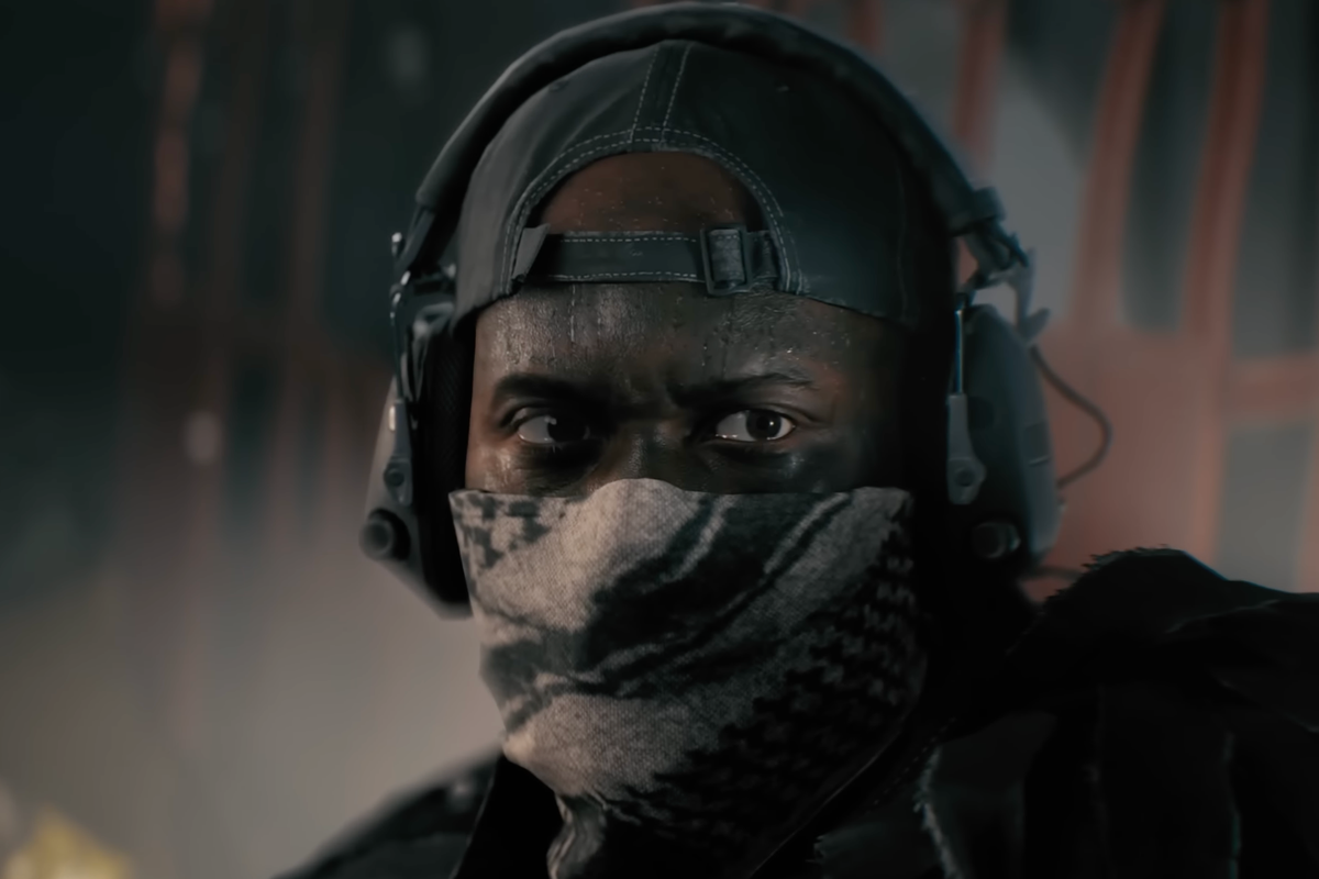A screenshot from the Battlefield 6 Season 1 cinematic trailer