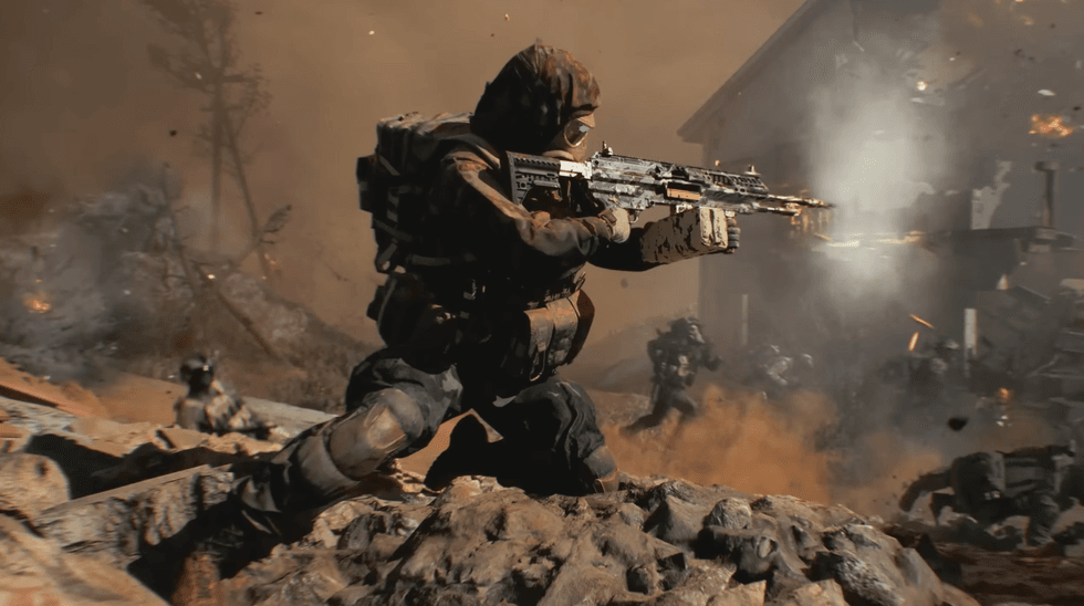 A screenshot from the Battlefield 6 Season 2 intro cinematic