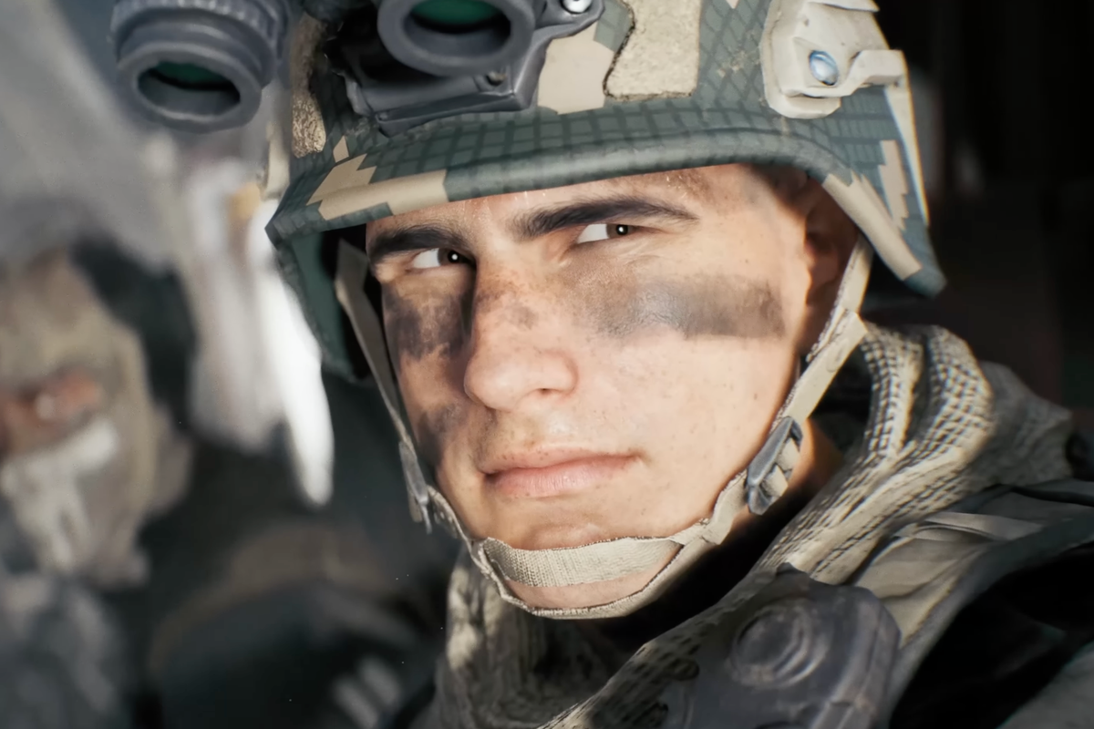 A screenshot from the Battlefield REDSEC gameplay trailer