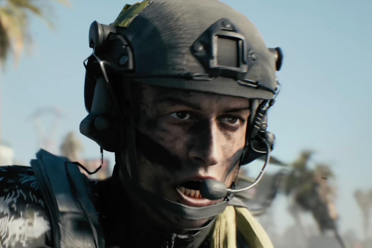 A screenshot from the Battlefield REDSEC trailer