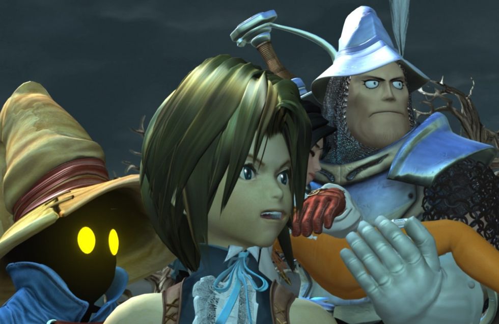 A screenshot from the Final Fantasy IX remaster