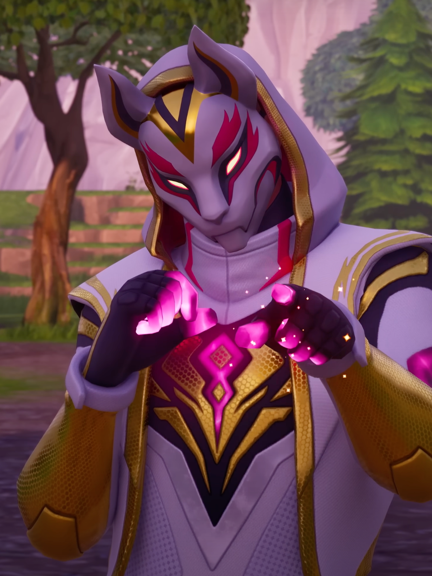 A screenshot from the Fortnite OG Chapter 1 Season 5 trailer