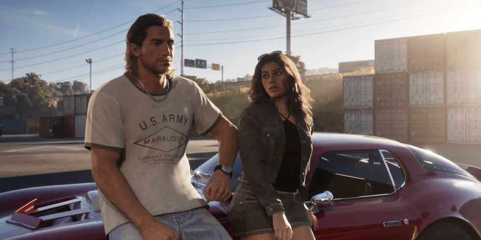 A screenshot from the GTA 6 launch trailer