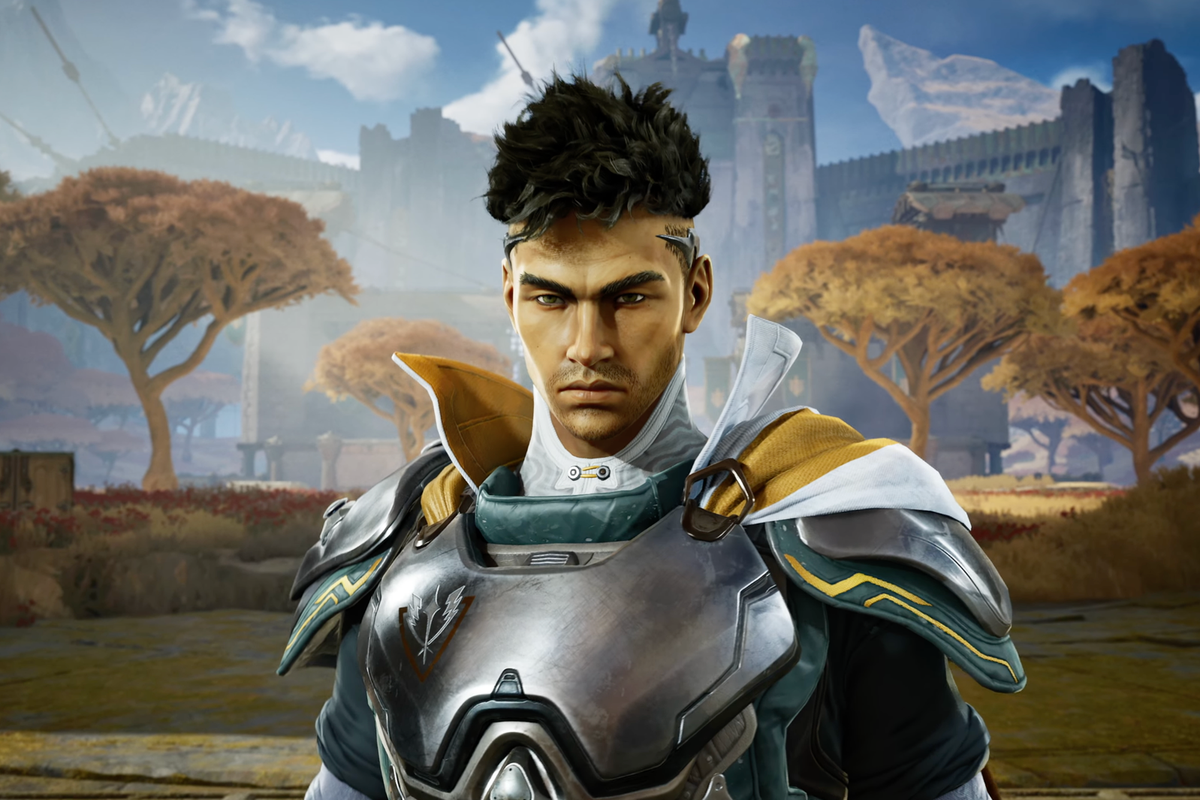 A screenshot from the Highguard reveal trailer