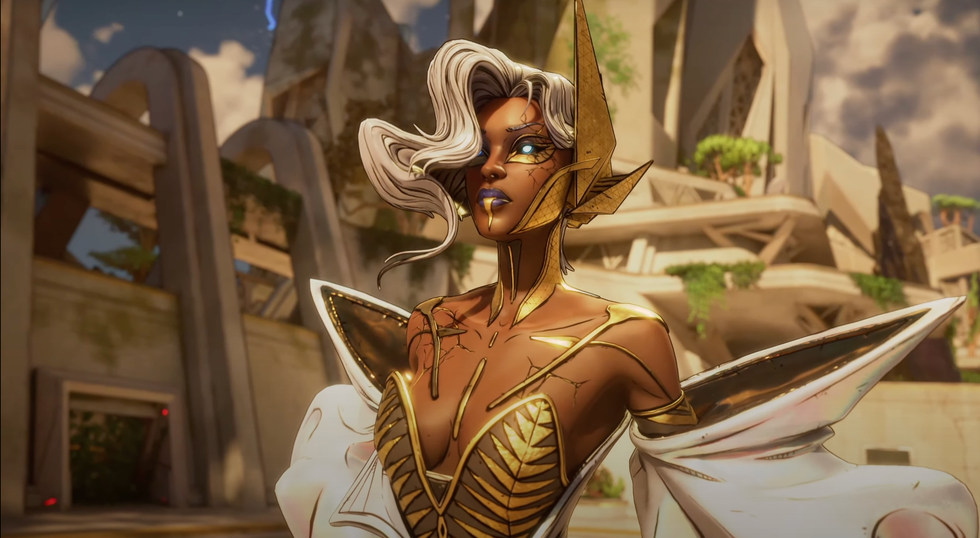 A screenshot from the new Borderlands 4 trailer