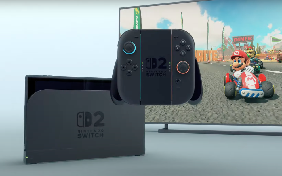 A screenshot from the Nintendo Switch 2 reveal trailer