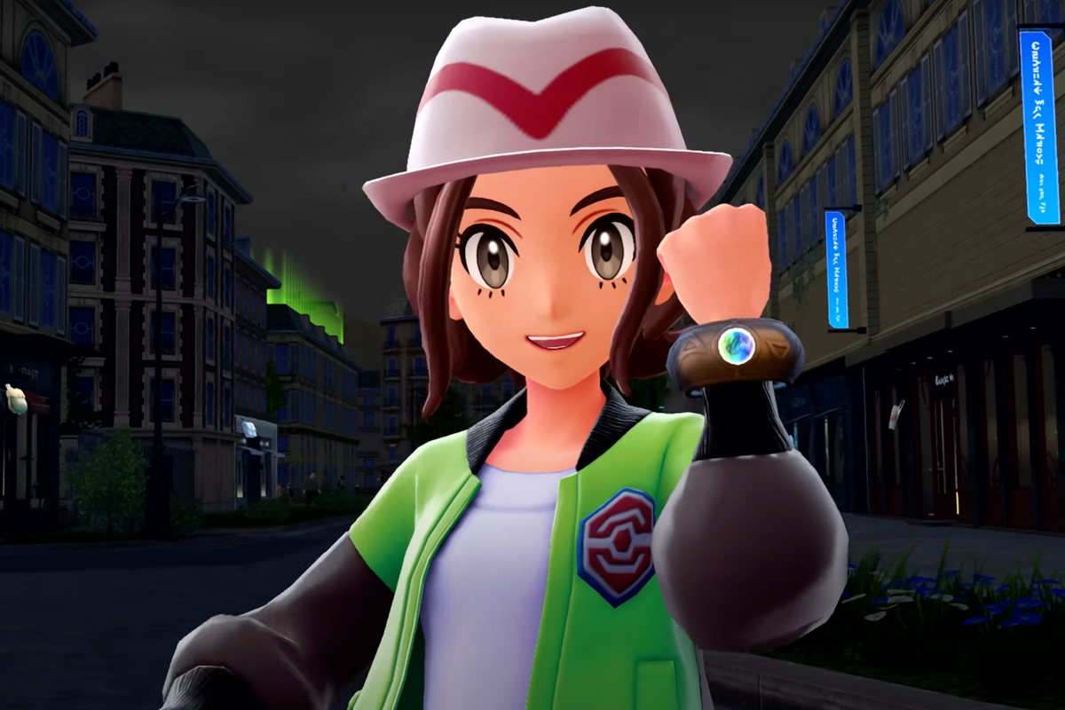 A screenshot from the Pokemon Legends Z-A teaser trailer