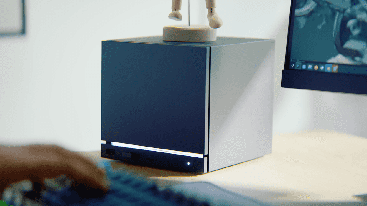 A screenshot from the Steam Machine reveal trailer