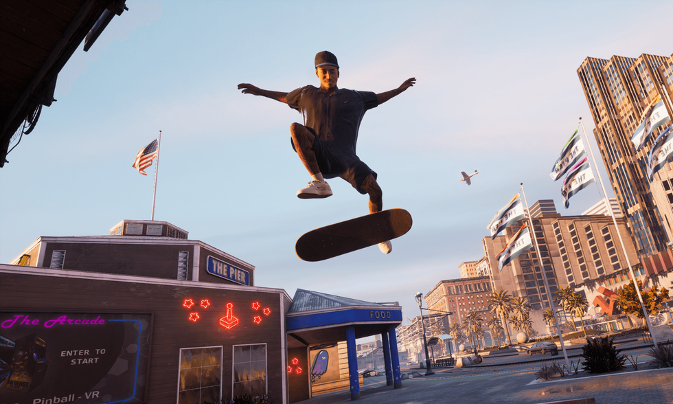 A screenshot from Tony Hawk Pro Skater 3+4