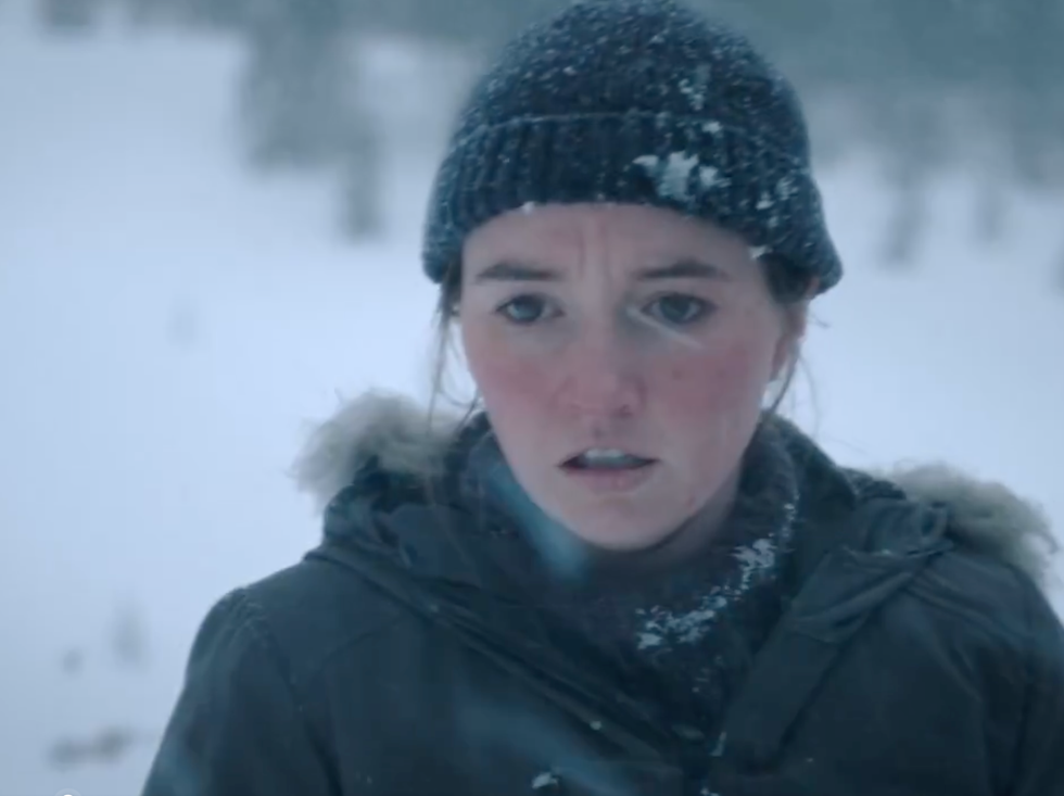 A screenshot of Abby in The Last of Us Season Two