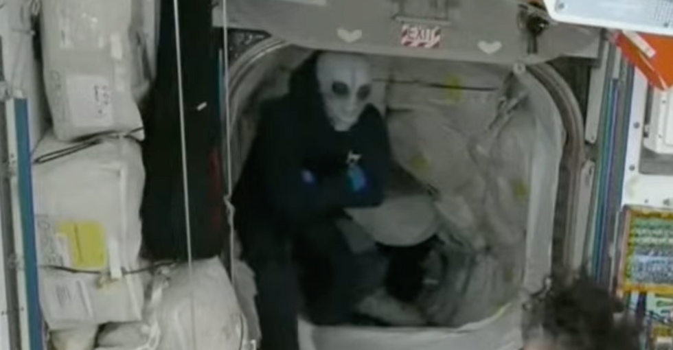 A screenshot of an 'alien' from the official NASA feed