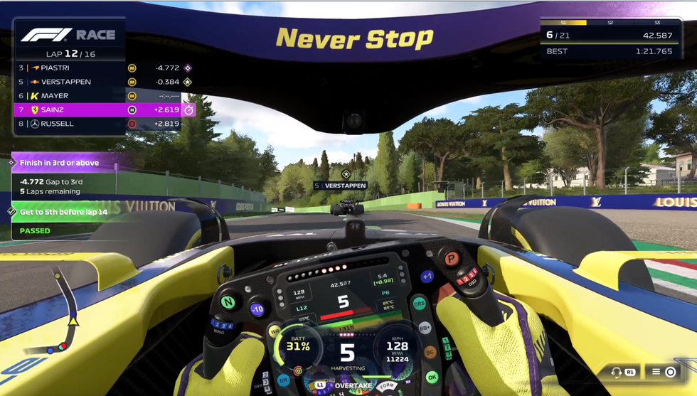 A screenshot of Chapter 1 of Braking Point 3