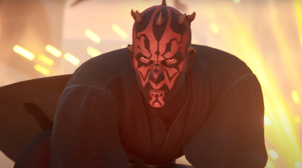 A screenshot of Darth Maul in Fortnite
