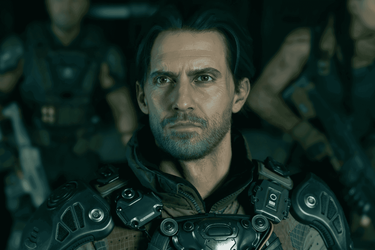 A screenshot of David Mason in Call of Duty Black Ops 7