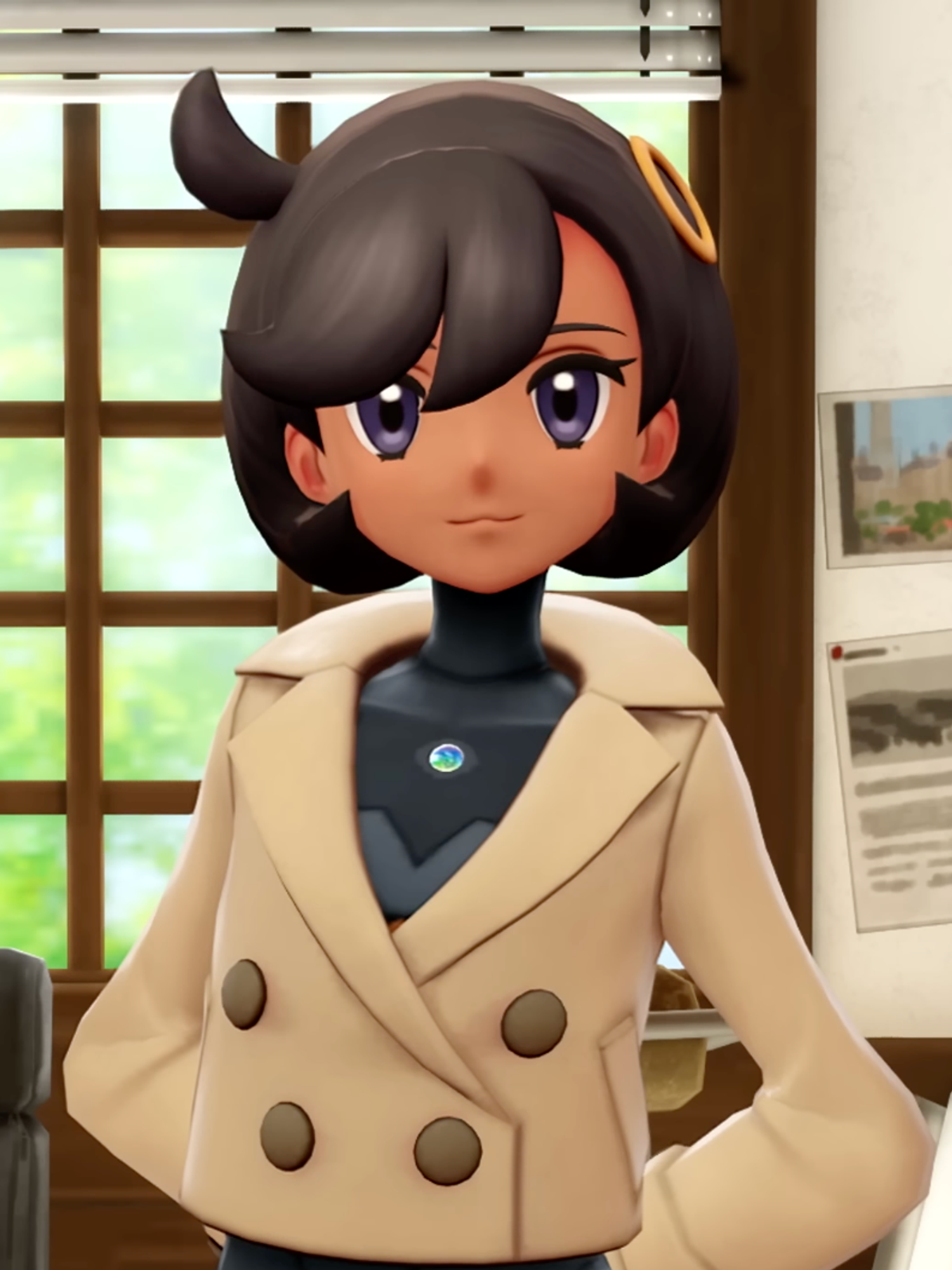 A screenshot of Emma from the Pokemon Legends Z-A trailer
